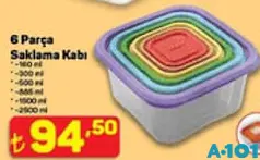 6 PARÇA SAKLAMA KABI 6 PARÇA SAKLAMA KABI